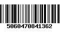 Código de Barras 5060470841362