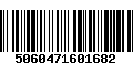 Código de Barras 5060471601682