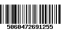 Código de Barras 5060472691255