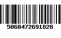 Código de Barras 5060472691828