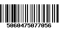 Código de Barras 5060475077056