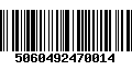 Código de Barras 5060492470014