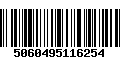 Código de Barras 5060495116254