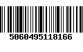 Código de Barras 5060495118166