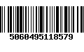 Código de Barras 5060495118579