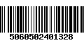 Código de Barras 5060502401328