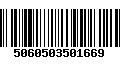 Código de Barras 5060503501669