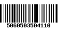 Código de Barras 5060503504110