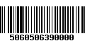 Código de Barras 5060506390000