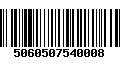 Código de Barras 5060507540008