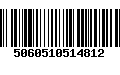 Código de Barras 5060510514812