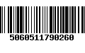 Código de Barras 5060511790260