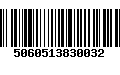 Código de Barras 5060513830032