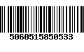 Código de Barras 5060515850533