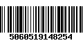 Código de Barras 5060519148254