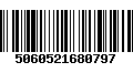 Código de Barras 5060521680797