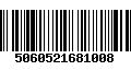 Código de Barras 5060521681008