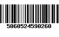 Código de Barras 5060524590260