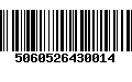 Código de Barras 5060526430014