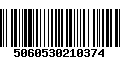 Código de Barras 5060530210374