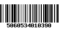 Código de Barras 5060534010390