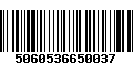 Código de Barras 5060536650037