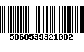 Código de Barras 5060539321002