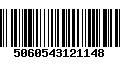 Código de Barras 5060543121148