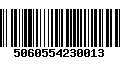 Código de Barras 5060554230013