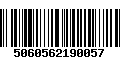 Código de Barras 5060562190057