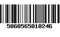 Código de Barras 5060565010246