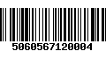 Código de Barras 5060567120004