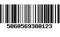 Código de Barras 5060569380123