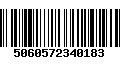 Código de Barras 5060572340183