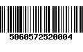 Código de Barras 5060572520004