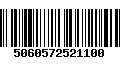 Código de Barras 5060572521100