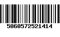 Código de Barras 5060572521414