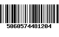 Código de Barras 5060574481204