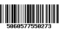 Código de Barras 5060577550273