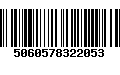 Código de Barras 5060578322053