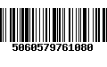 Código de Barras 5060579761080