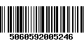 Código de Barras 5060592005246