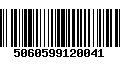 Código de Barras 5060599120041