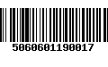 Código de Barras 5060601190017