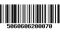 Código de Barras 5060606200070