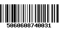 Código de Barras 5060608740031