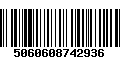 Código de Barras 5060608742936