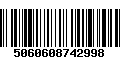 Código de Barras 5060608742998