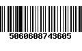 Código de Barras 5060608743605