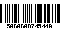 Código de Barras 5060608745449